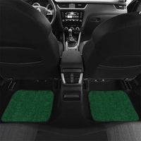 Maori Wheku Meri Kirihimete Personalised Car Mats All Green Indigenous Maori Motif - Polynesian Pride