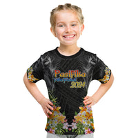 Pasifika Vibes Festival 2024 Auckland Kid T Shirt LT9 Black - Polynesian Pride