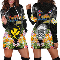 Pasifika Vibes Festival 2024 Hoodie Dress Kanaka Maoli With Hawaiian Islands LT9 - Polynesian Pride
