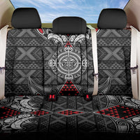 Black Aotearoa Taniko Motif Back Car Seat Cover Vintage Maori New Zealand Tribal Art Pattern