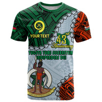 Custom Penama Province 43rd Anniversary Vanuatu T Shirt Tugeta Yumi Selebretem Indipendens Dei LT9 Green - Polynesian Pride