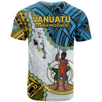 Custom Sanma Province 43rd Anniversary Vanuatu T Shirt Tugeta Yumi Selebretem Indipendens Dei LT9 - Polynesian Pride