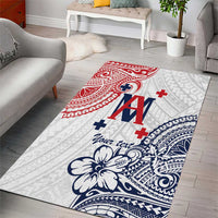 Kingdom of Uvea 1842-1860 Personalized Area Rug Wallis and Futuna Polynesian Tribal Pattern