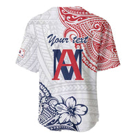 Kingdom of Uvea 1842-1860 Personalized Baseball Jersey Wallis and Futuna Polynesian Tribal Pattern