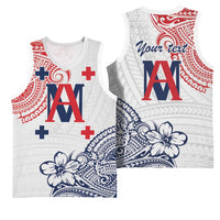 Kingdom of Uvea 1842-1860 Personalized Basketball Jersey Wallis and Futuna Polynesian Tribal Pattern - Polynesian Pride