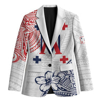 Kingdom of Uvea 1842-1860 Personalized Blazer Wallis and Futuna Polynesian Tribal Pattern - Polynesian Pride