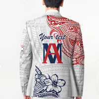 Kingdom of Uvea 1842-1860 Personalized Blazer Wallis and Futuna Polynesian Tribal Pattern - Polynesian Pride