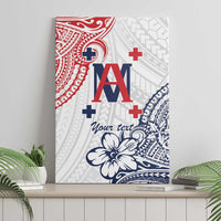 Kingdom of Uvea 1842-1860 Personalized Canvas Wall Art Wallis and Futuna Polynesian Tribal Pattern