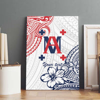 Kingdom of Uvea 1842-1860 Personalized Canvas Wall Art Wallis and Futuna Polynesian Tribal Pattern