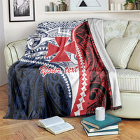 Kingdom of Uvea 1860-1886 Personalized Blanket Wallis and Futuna Polynesian Tribal Pattern