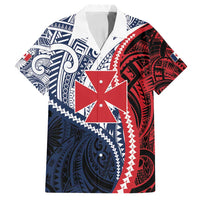 Kingdom of Uvea 1860-1886 Personalized Family Matching Off Shoulder Maxi Dress and Hawaiian Shirt Wallis and Futuna Polynesian Tribal Pattern