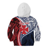 Kingdom of Uvea 1860-1886 Personalized Kid Hoodie Wallis and Futuna Polynesian Tribal Pattern