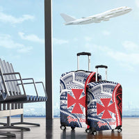Kingdom of Uvea 1860-1886 Personalized Luggage Cover Wallis and Futuna Polynesian Tribal Pattern