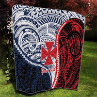 Kingdom of Uvea 1860-1886 Personalized Quilt Wallis and Futuna Polynesian Tribal Pattern
