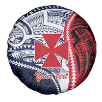Kingdom of Uvea 1860-1886 Personalized Spare Tire Cover Wallis and Futuna Polynesian Tribal Pattern
