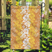 Hawaiian Lei Day Garden Flag Gold Hibiscus Flowers Lei Art