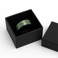 Hawaiian Lei Day Spinner Ring Green Hibiscus Flowers Lei Art - Polynesian Pride