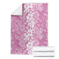 Hawaiian Lei Day Blanket Pink Hibiscus Flowers Lei Art LT9 - Polynesian Pride