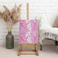 Hawaiian Lei Day Canvas Wall Art Pink Hibiscus Flowers Lei Art LT9 - Polynesian Pride