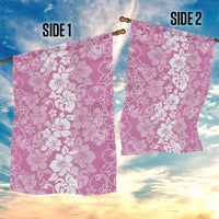 Hawaiian Lei Day Garden Flag Pink Hibiscus Flowers Lei Art LT9 - Polynesian Pride
