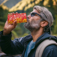 Hawaiian Lei Day 4 in 1 Can Cooler Tumbler Red Hibiscus Flowers Lei Art