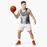 Flying Fijians Pacific Fiji Rugby Custom Basketball Jersey Polynesian Pattern - Polynesian Pride