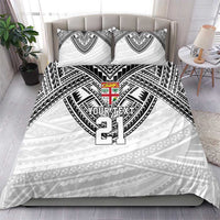 Flying Fijians Pacific Fiji Rugby Custom Bedding Set Polynesian Pattern
