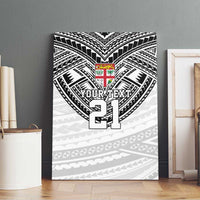 Flying Fijians Pacific Fiji Rugby Custom Canvas Wall Art Polynesian Pattern LT9 - Polynesian Pride