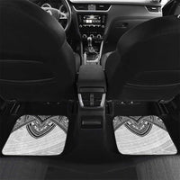 Flying Fijians Pacific Fiji Rugby Custom Car Mats Polynesian Pattern LT9 Set 2pcs - Back White - Polynesian Pride