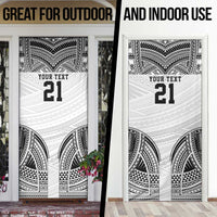 Flying Fijians Pacific Fiji Rugby Custom Door Cover Polynesian Pattern - Polynesian Pride