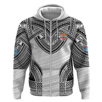 Flying Fijians Pacific Fiji Rugby Custom Hoodie Polynesian Pattern