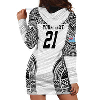 Flying Fijians Pacific Fiji Rugby Custom Hoodie Dress Polynesian Pattern LT9 - Polynesian Pride