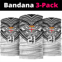 Flying Fijians Pacific Fiji Rugby Custom Neck Gaiter Polynesian Pattern - Polynesian Pride