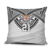 Flying Fijians Pacific Fiji Rugby Custom Pillow Cover Polynesian Pattern - Polynesian Pride