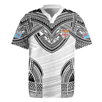 Flying Fijians Pacific Fiji Rugby Custom Rugby Jersey Polynesian Pattern