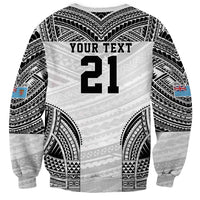 Flying Fijians Pacific Fiji Rugby Custom Sweatshirt Polynesian Pattern LT9 - Polynesian Pride