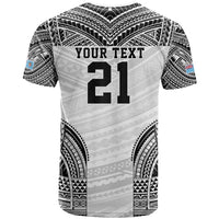 Flying Fijians Pacific Fiji Rugby Custom T Shirt Polynesian Pattern