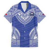 Manu Samoa Pacific Samoa Rugby Custom Family Matching Tank Maxi Dress and Hawaiian Shirt Polynesian Pattern