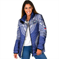 Manu Samoa Pacific Samoa Rugby Custom Padded Jacket Polynesian Pattern - Polynesian Pride