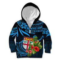 Custom Fiji Islands Kid Hoodie With Polynesian Tribal Happy National Day LT9 - Polynesian Pride