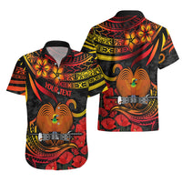 Custom PNG Remembrance Day Hawaiian Shirt Polynesian Tribal and Poppy LT9 - Polynesian Pride