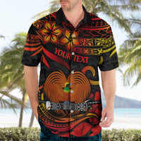 Custom PNG Remembrance Day Hawaiian Shirt Polynesian Tribal and Poppy LT9 - Polynesian Pride