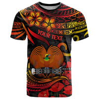 Custom PNG Remembrance Day T Shirt Polynesian Tribal and Poppy LT9 Red - Polynesian Pride