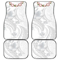Manuia le Aso Sa o Tamaiti Tonga Car Mats White Sunday Heilala Lei