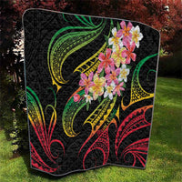 Kiribati Red Jasmine Mango Quilt Reggae Polynesian Art Vibe