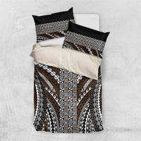 Brown Tongan Polynesian Tribal Bedding Set - Polynesian Pride