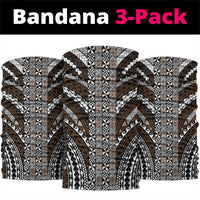 Brown Tongan Polynesian Tribal Neck Gaiter - Polynesian Pride
