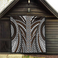 Brown Tongan Polynesian Tribal Quilt - Polynesian Pride