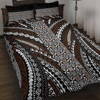 Brown Tongan Polynesian Tribal Quilt Bed Set - Polynesian Pride