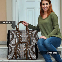 Brown Tongan Polynesian Tribal Travel Bag - Polynesian Pride